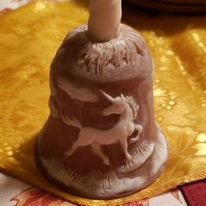 Incolay stone Unicorn bell